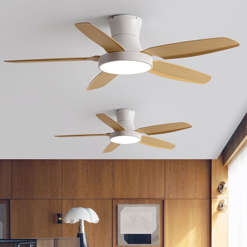 Contemporary Ceiling Fan Lighting with Metal for Dining Room