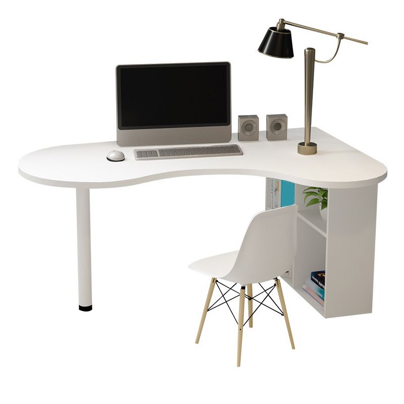 Contemporary Home Corner Desk Bedroom Artificial Wood Writing Desk