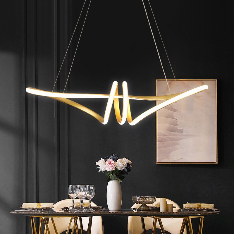 Chandelier linéaire LED LED LED LED LED LED LED LED MINICAU