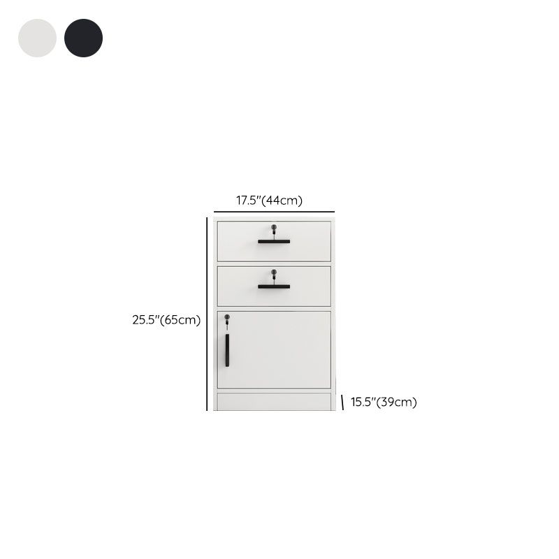 Modern Metal File Cabinet Vertical Filing Cabinet for Home Office