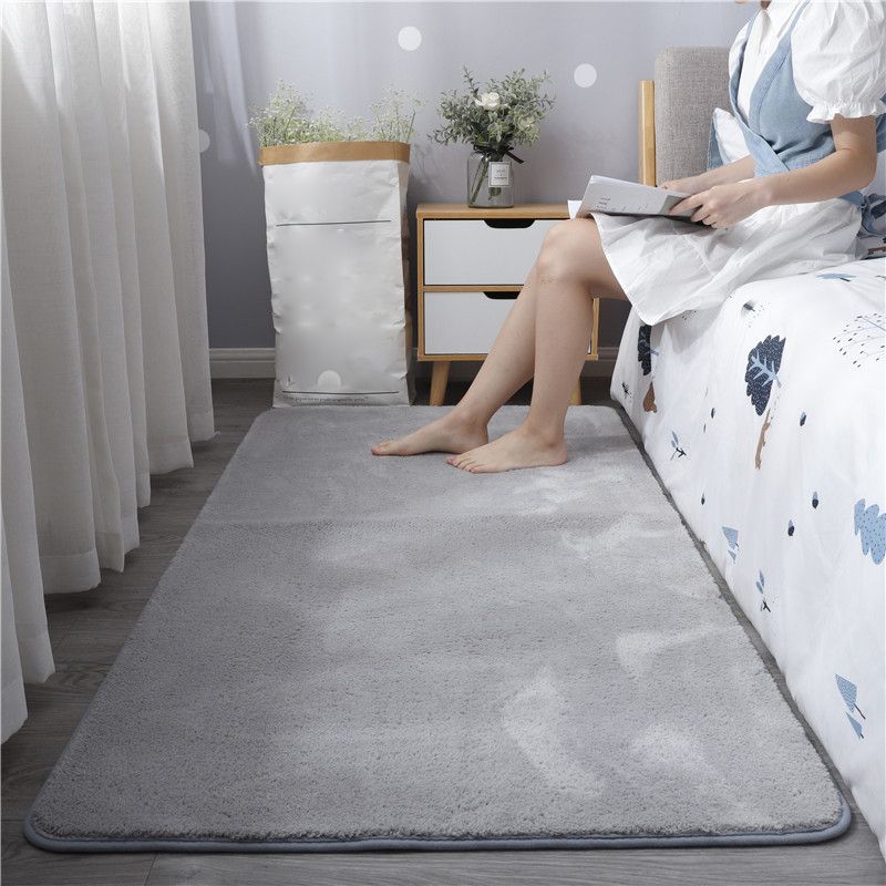 Tapis de couleur unie décontractée tapis en polypropylène multicolo