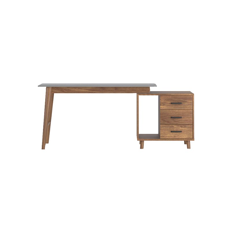 Contemporary Stone Office Desk Wooden Writing Desk for Office