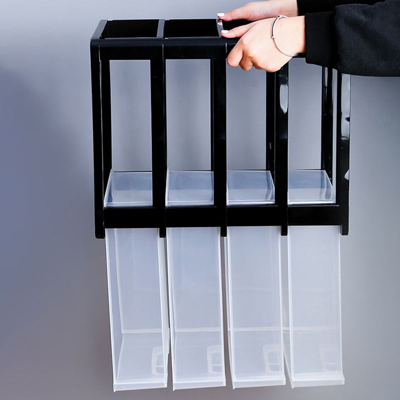 Plastic File Cabinet Transparent Drawers Lateral Contemporary File Cabinet