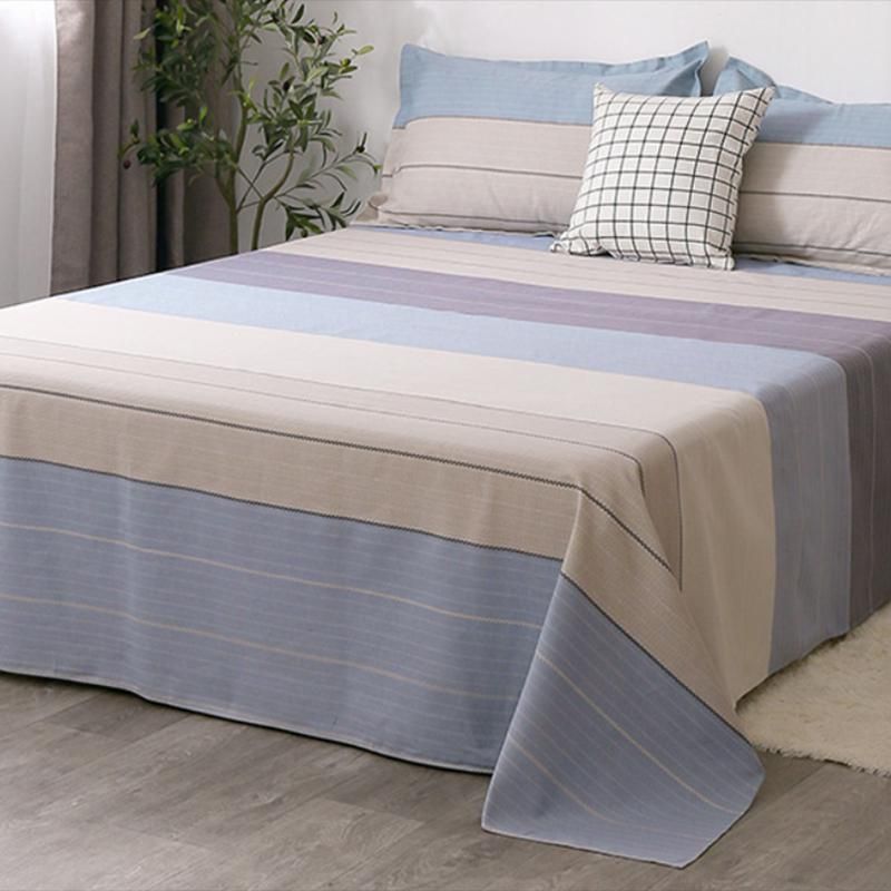 Cotton Pillowcase Bed Sheet Set Home Simple Bedroom Bed Sheet