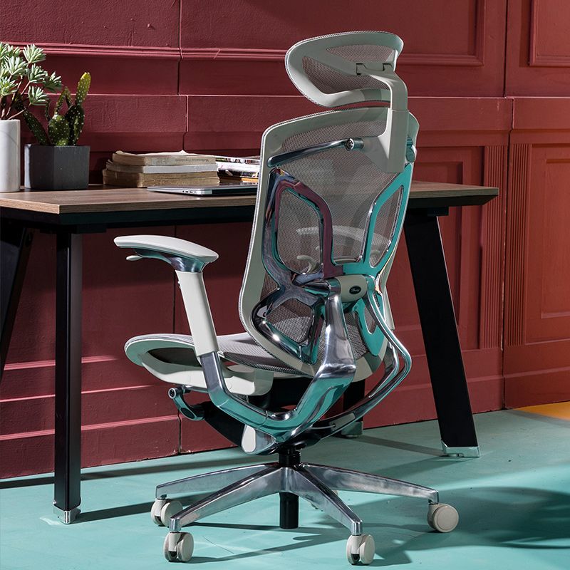 Arms Included Office Chair Modern Adjustable Seat Height Swivel Chair with Wheels