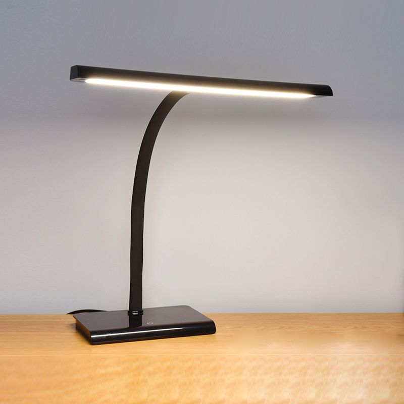 LED Table Lamp with Acrylic Shade Contemporary Desk Lamps for Study Room