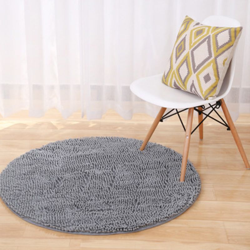 Tapis de décoration de maison relaxante de la zone de couleur unie multicolo