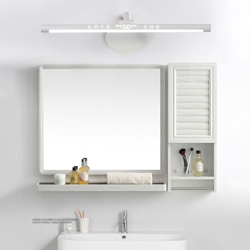 Noordse moderne spiegellicht Simple Strip Shape Mirror Lamp Fixture voor badkamer