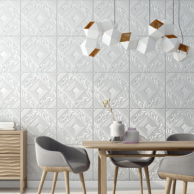 Modern Tin Backsplash Paneling Three-dimensional Printing Wall Ceiling Board