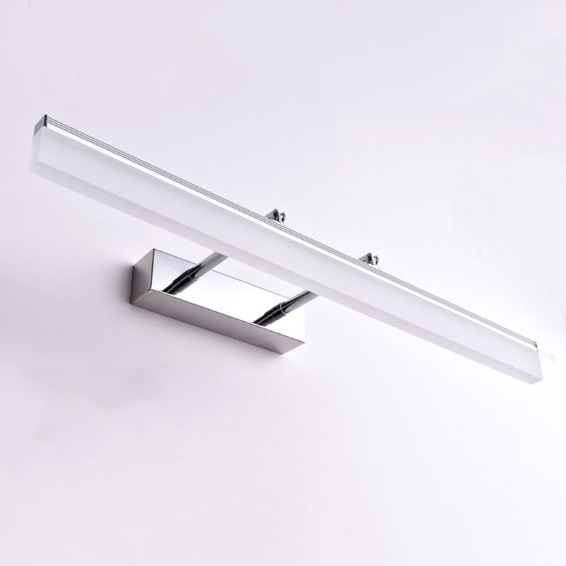 Rectangular Bathroom Sconce Light Fixture Metal LED Modern Wall Mount Light Fixture