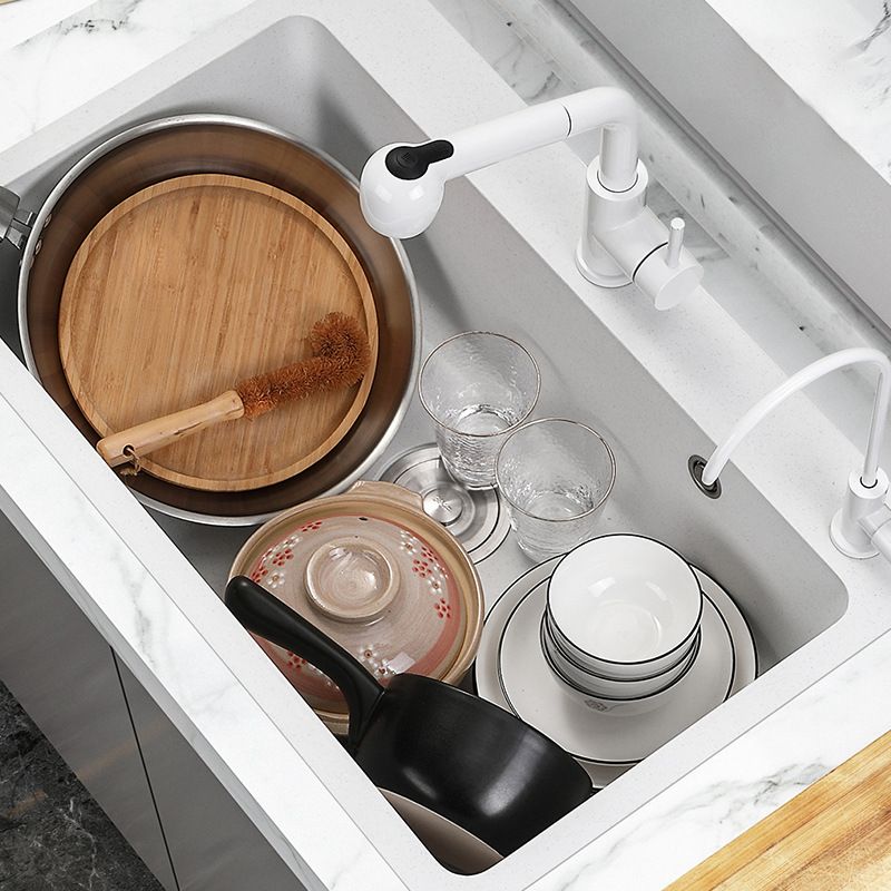 Quartz Kitchen Sink Contemporary Undermount Kitchen Sink with Rectangular Shape