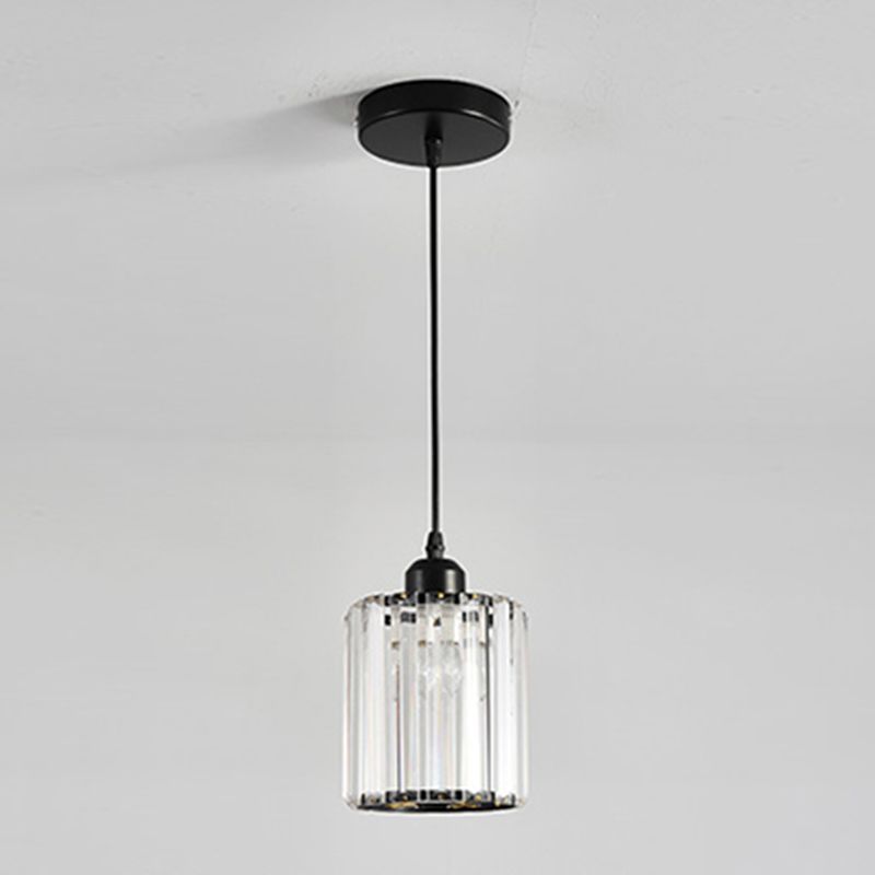 Contemporary Cube Pendant Light Glass Multi Light Hanging Pendant for Living Room