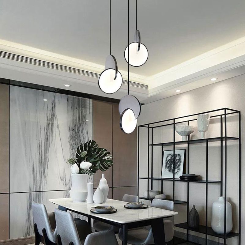 Modern Pendant Ceiling Light Metal Dining Room Hanging Light Fixture