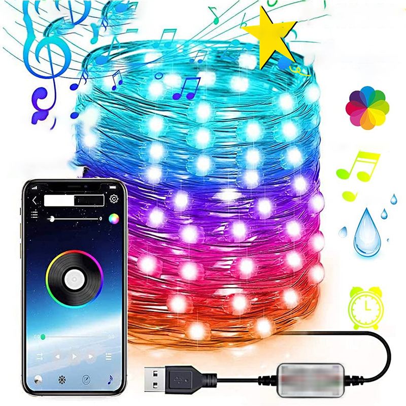 Firefly Bluetooth RGB String Light Decorative Plastic Outdoor Festive Light