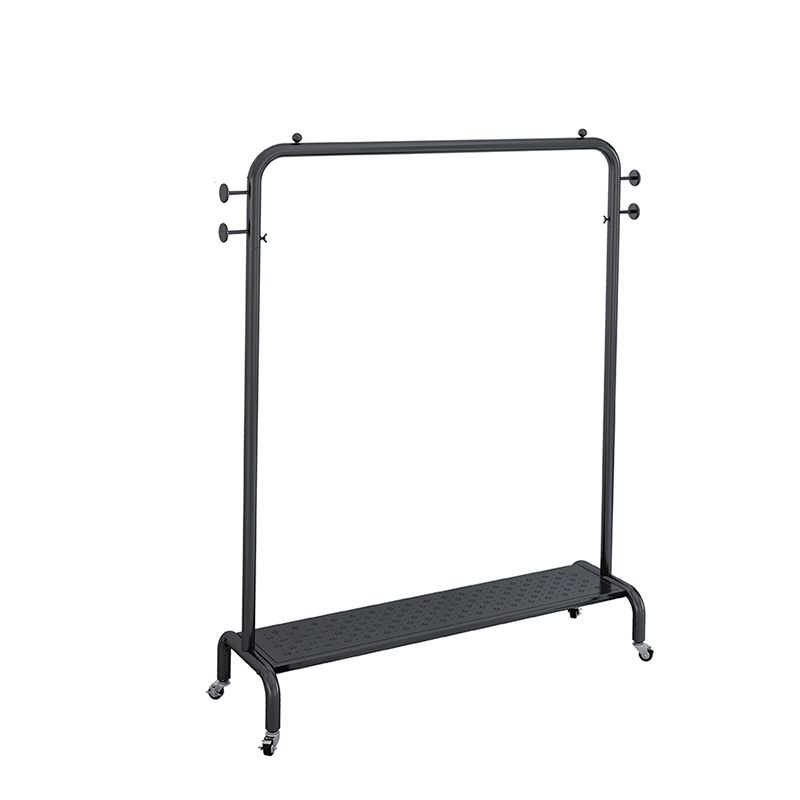 Industrial Hall Stand Metal Hooks Shelving No Distressing Free Standing Coat Rack