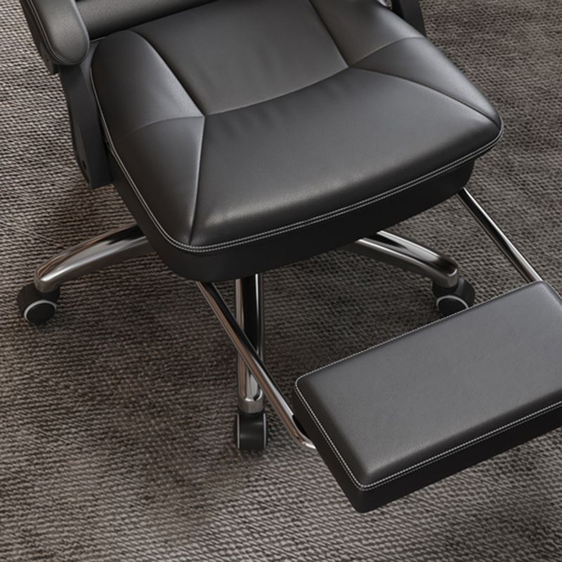 Modern Height Adjustable Executive Chair Padded Arms Included Managers Chair for Office