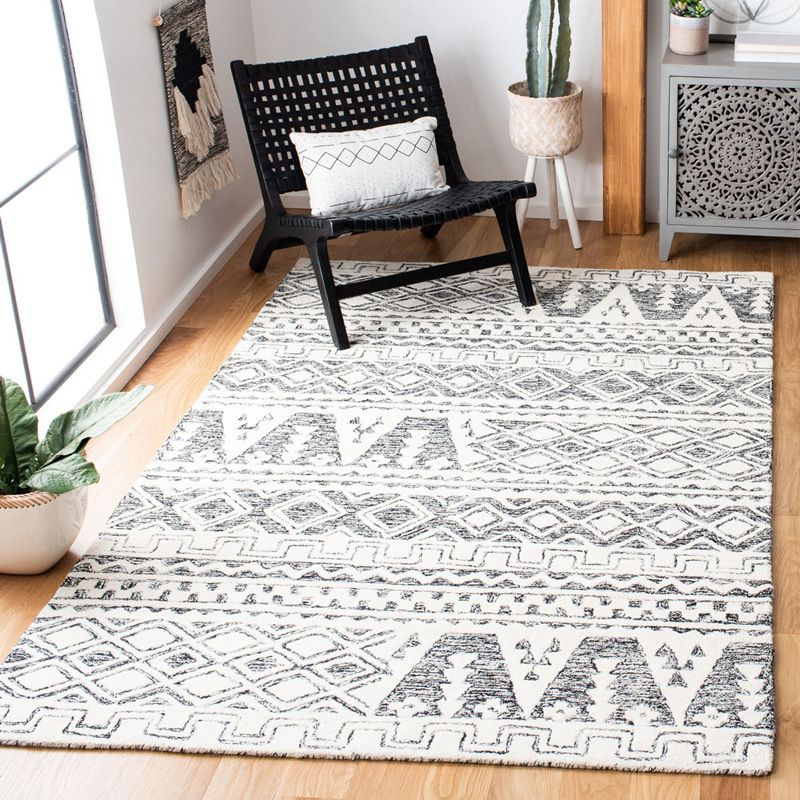 Distressed Native American Rug Classic Tribal Print Tapijt Non-Slip Backing Rug voor Home Decor