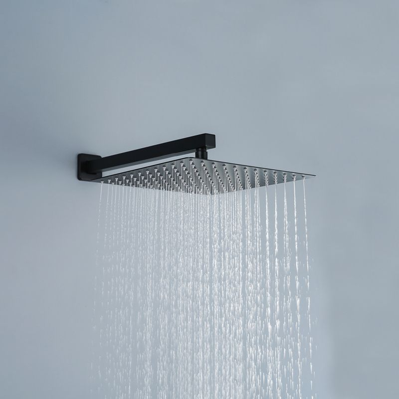 304 Stainless Steel Showerhead Standard Spray Pattern Fixed Shower Head