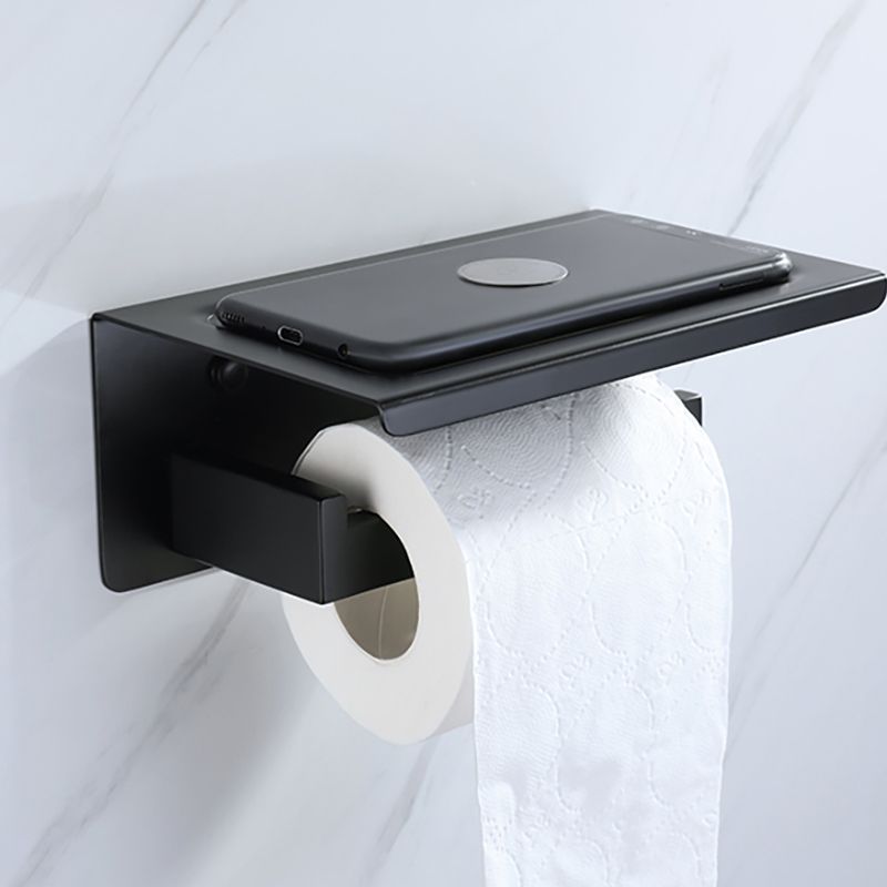 Modern Bathroom Hardware Set Bath Shelf Towel Bar Black Bath Hardware Set