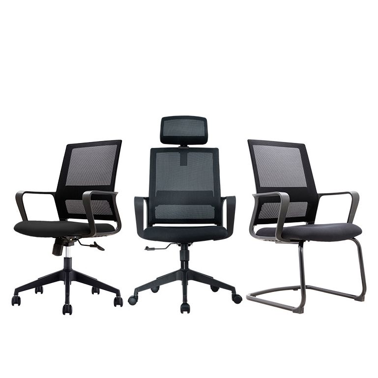 Modern Desk Chair Mesh Conference Chair Mid/High-Back Chair with Wheels