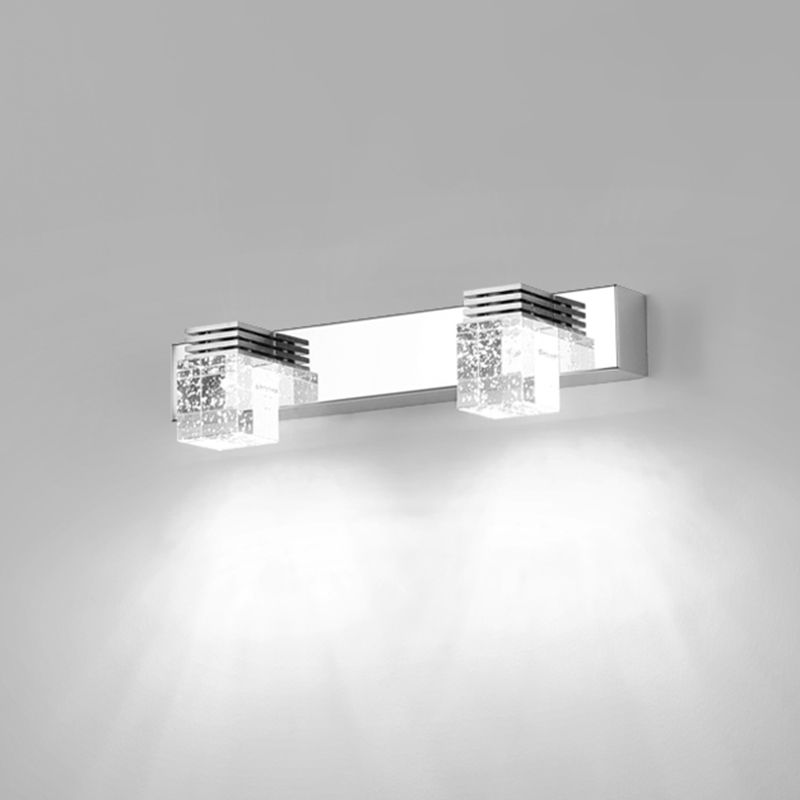 Luz de luz de pared de tocador de tocador cúbico moderno de estilo mínimo