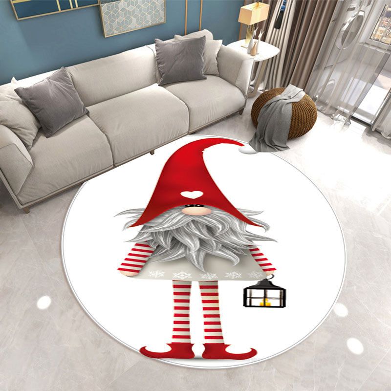 Tapis de Noël simple en fantaisis