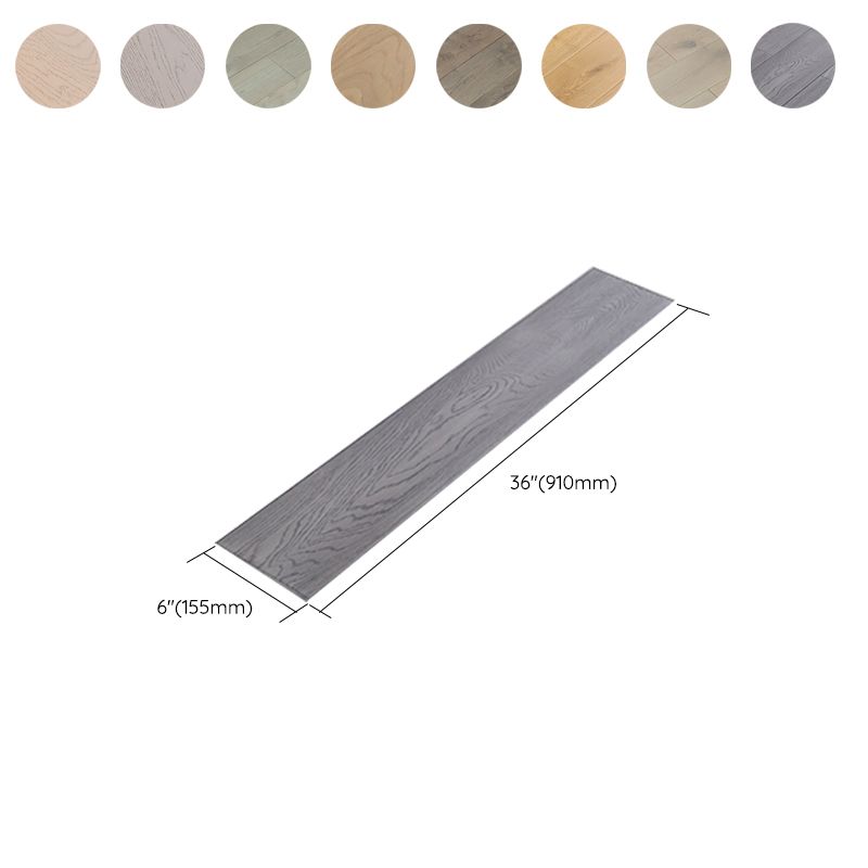 Modern Wood Tile Wire Brushed Water Resistant Click Lock Flooring Planks