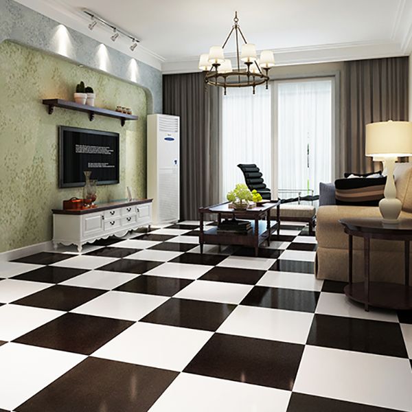 Smooth PVC Flooring Peel and Stick Waterproof Square Vinyl Flooring