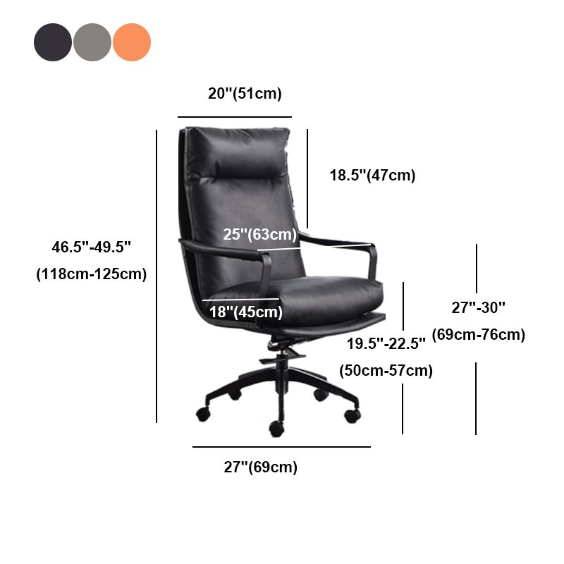 Modern Desk Chair Leather Computer Chair High-Back/Mid-Back Chair