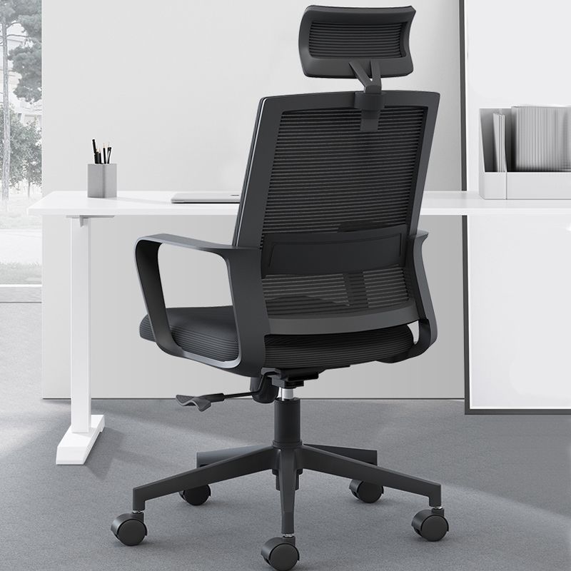 High / Mid Back Office Chair Black Mesh Rotatable Desk Chair with Wheels