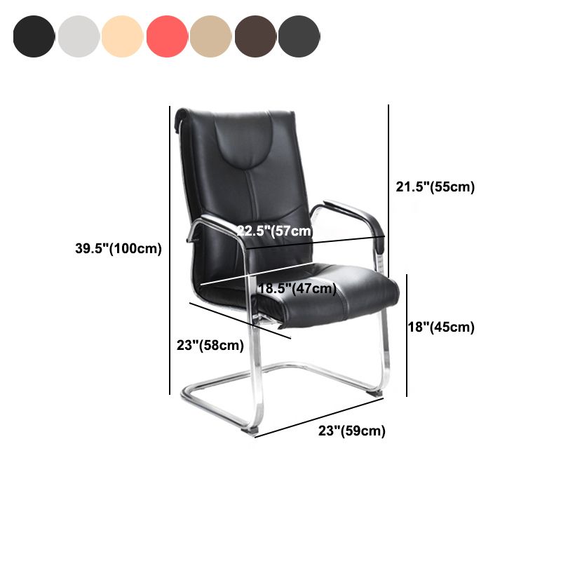 Modern Executive Computer Chair with Wheels Swivel Office Chair with Padded Arms