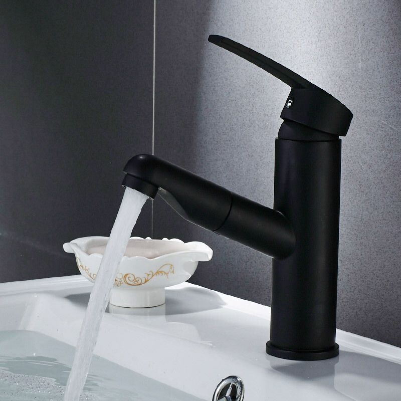 Contemporary Style Faucets Single Lever Handle Swivel Spout Faucets