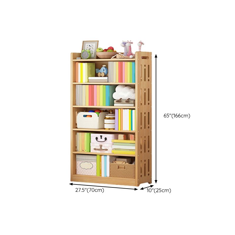 Nordic Style Standard Kids Bookcase Home Freestanding Rectangle Standard Bookcase