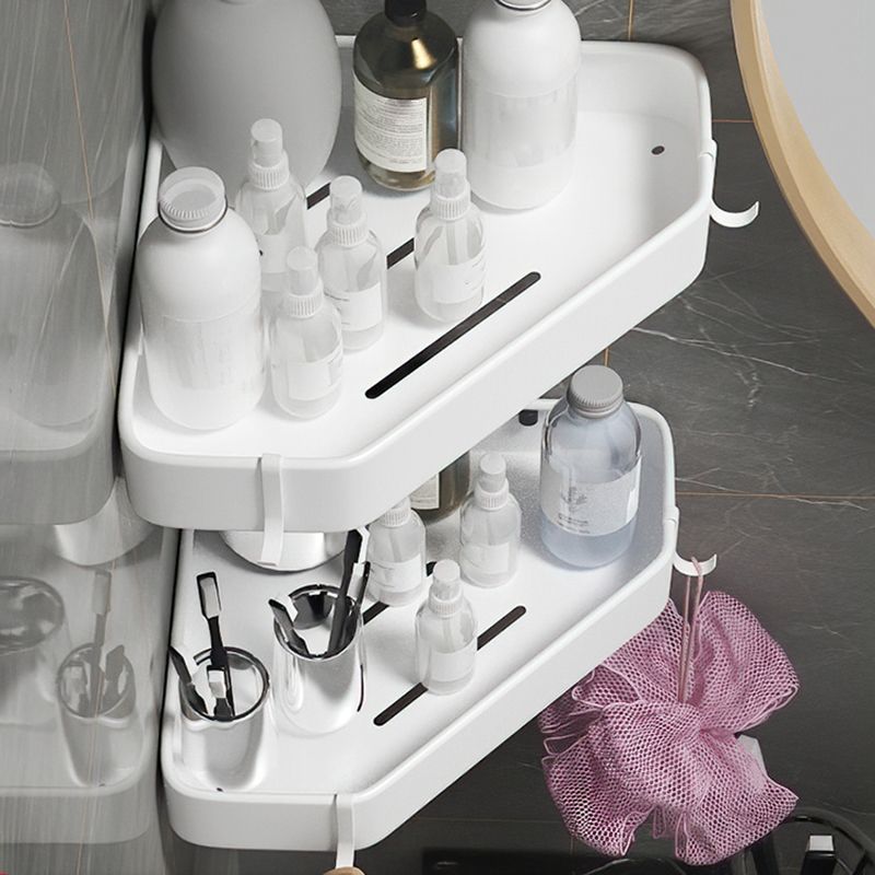 Black/White Bathroom Set Modern 1/2/3 - Piece Anti-rust Bath Shelf