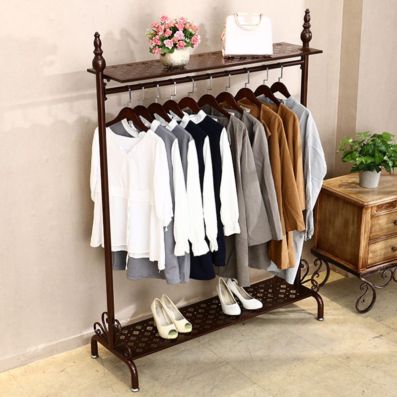 Modern Hall Stand Metal Shelving Included Free Standing Coat Rack