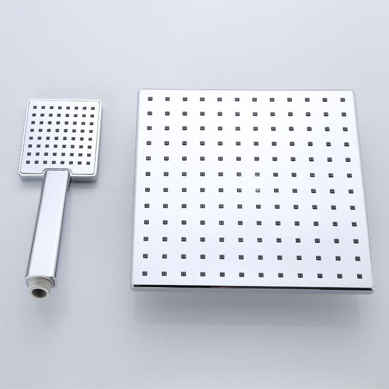 Square Shower Head Combo Large Shower Head with Handheld Shower Head