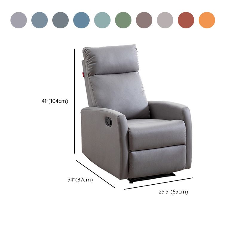 Contemporary Rocking Standard Recliner25.6" Wide Solid Color Recliner Chair