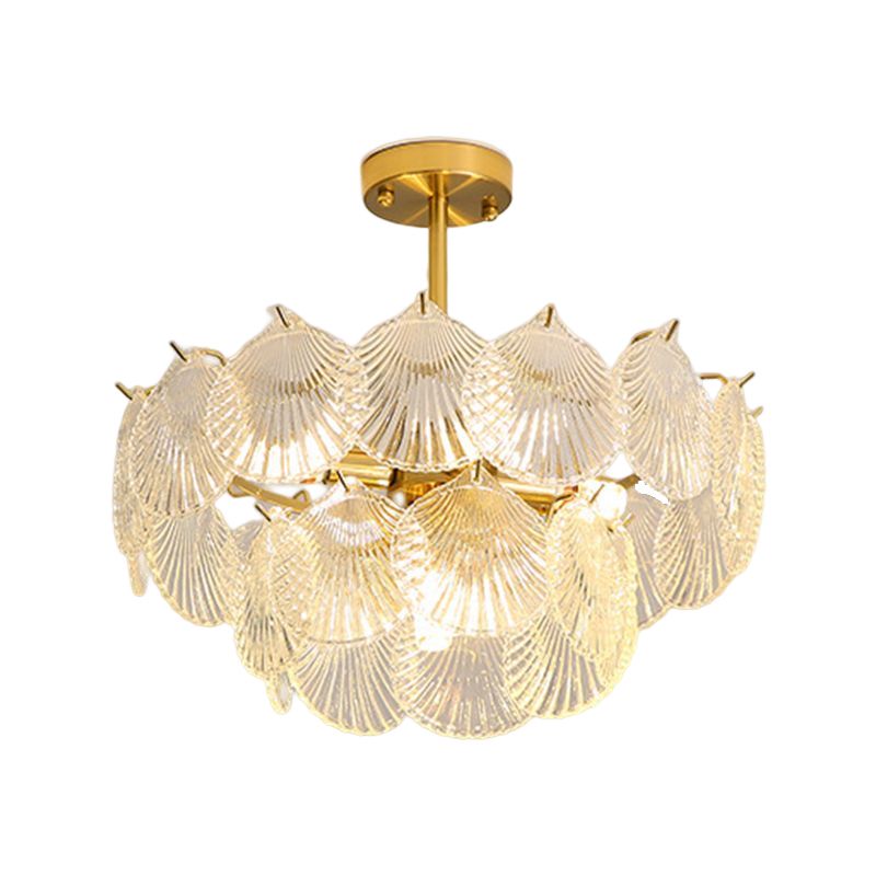 Glass Chandelier Pendant Light Nordic Style Hanging Light Fixture