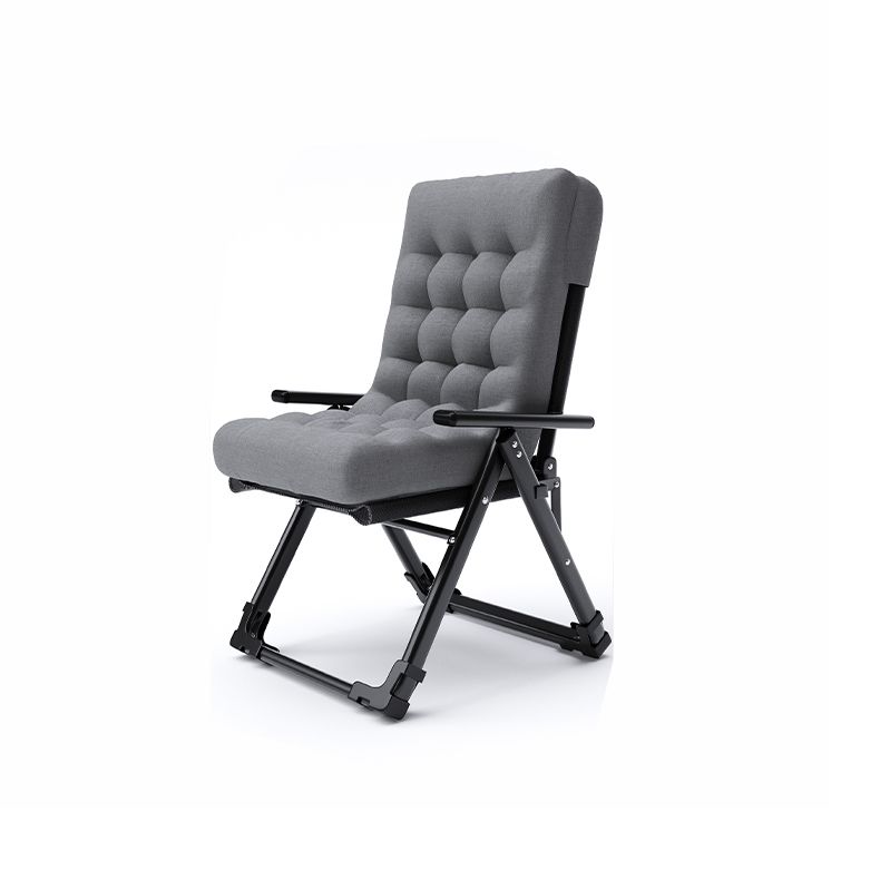 Modern Metal Frame Recliner Foldable Recliner Chair with Position Lock