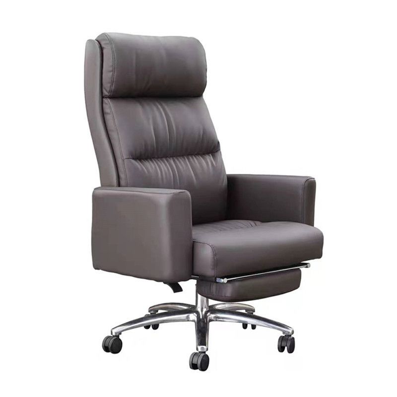 Modern Height-adjustable Office Chair Pillow Included Slide High Back Chair