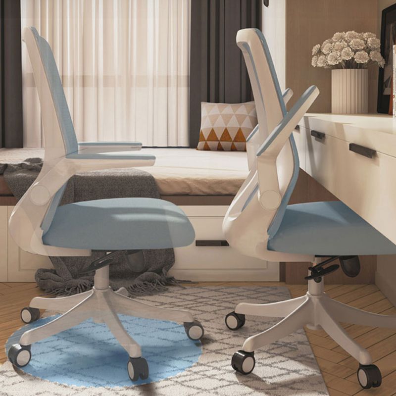 Ergonomic Mid Back Arm Chair Modern Mesh Swivel Office Chair