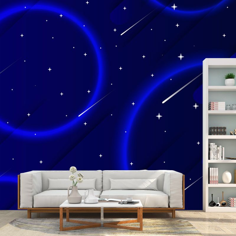 Universe Pattern Mural Wallpaper Illustration Indoor Wall Mural