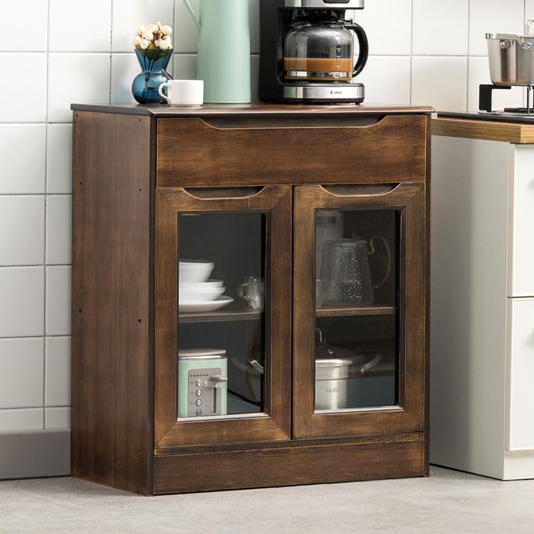 Contemporary Sideboard Table Bamboo Sideboard Cabinet for Kitchen