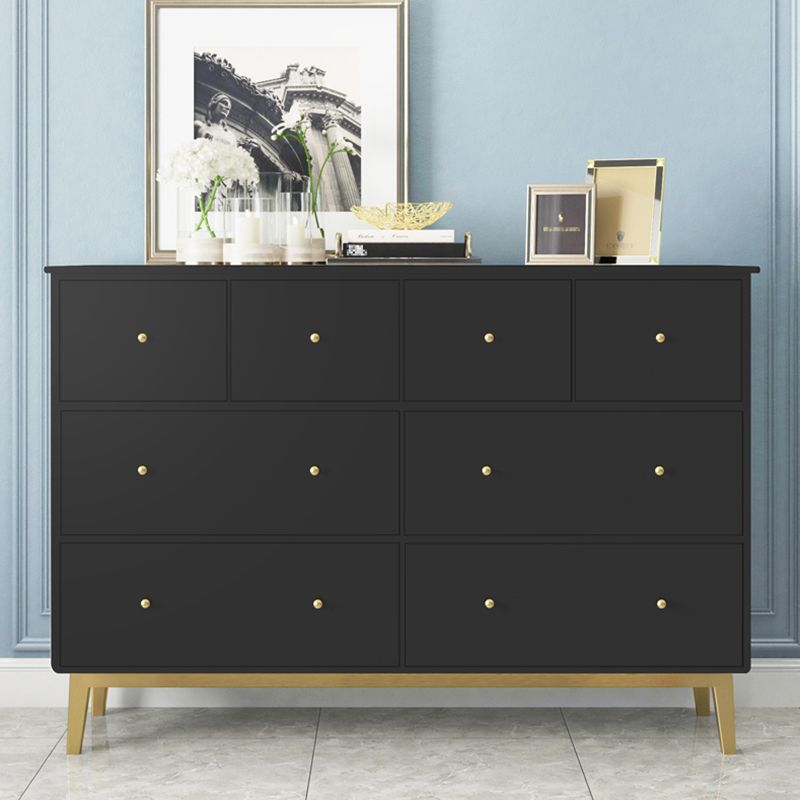 Contemporary Chest with 4 Legs Wood Storage Chest with Drawers for Home/Office