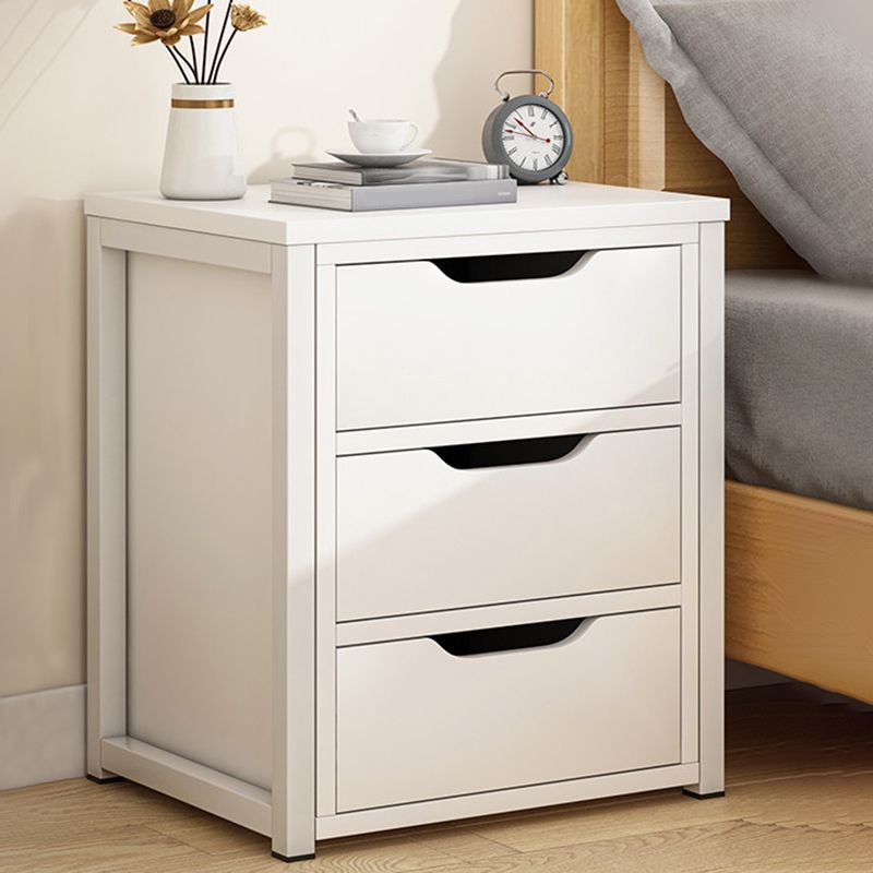 Contemporary Drawer Storage Bedside Cabinet Wood Nightstand for Bedroom