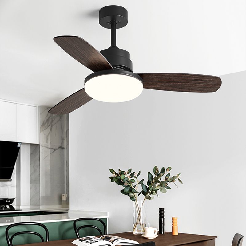 Unique Shape Ceiling Fan Lighting Kids Style Metal Single Light Ceiling Fan Lamp