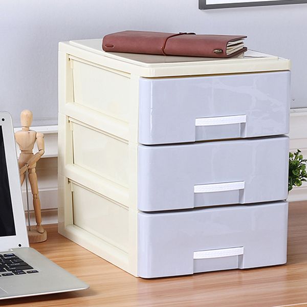 Lateral Modern File Cabinet Drawers Plastic File Cabinet for Home or Office