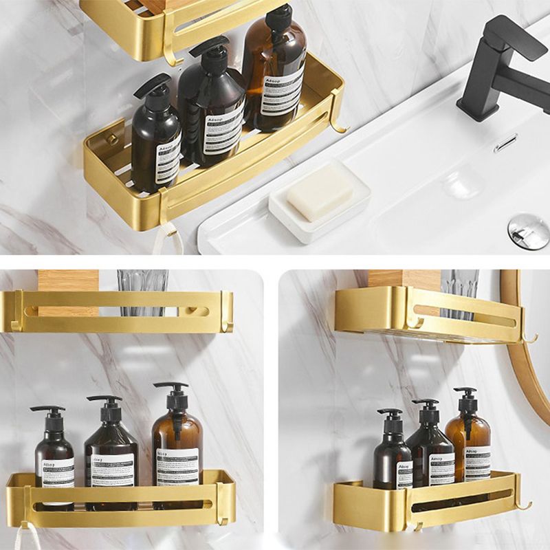 Modern Bathroom Hardware Paper Holder Bath Shelf Gold Bathroom Accessory Kit