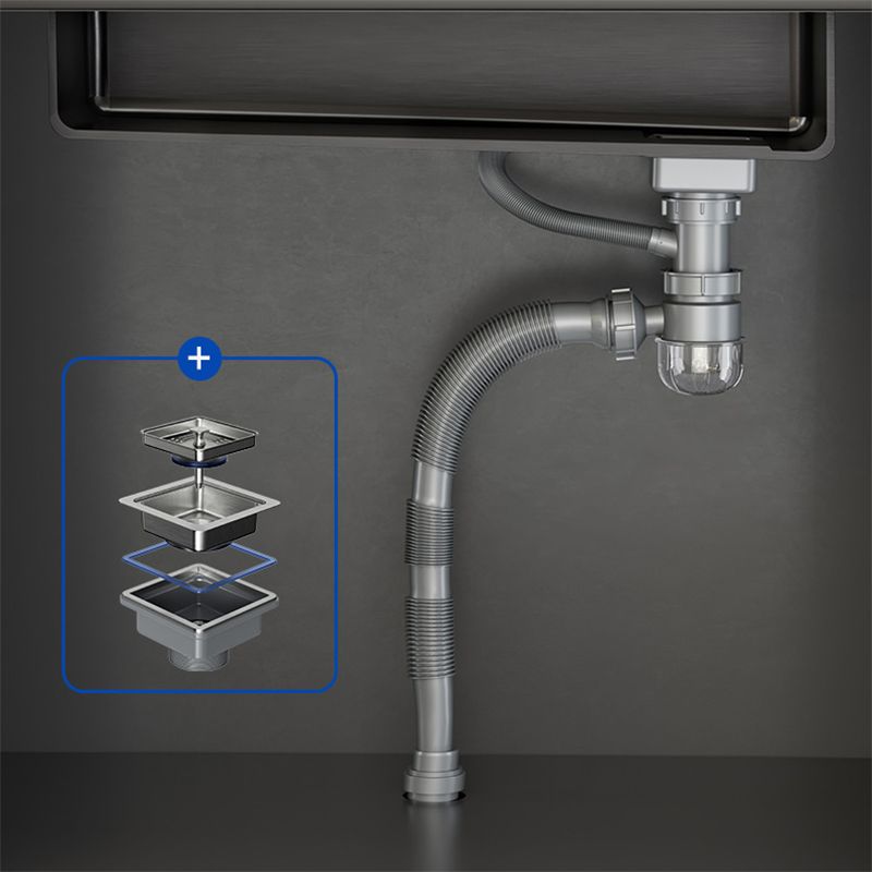 Classic Style Kitchen Sink Corrosion Resistant Stainless Steel Kitchen Sink