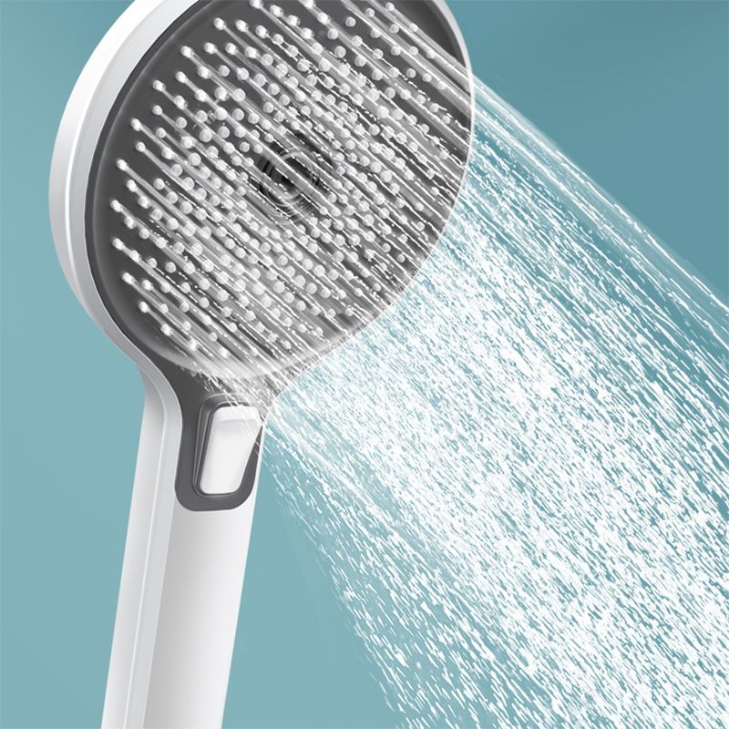 Contemporary Shower Head Color Block Square and Round Handheld Shower Head